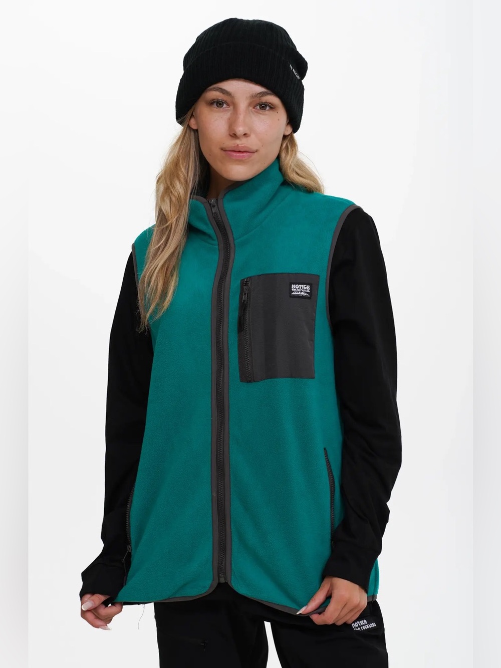 Notice the Reckless Fleece Snowboard Vest